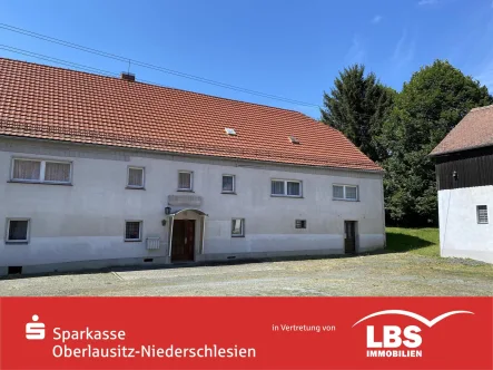 Vorderansicht Haupthaus - Haus kaufen in Dittelsdorf - Traditionsreicher Hof sucht neue Nutzer!