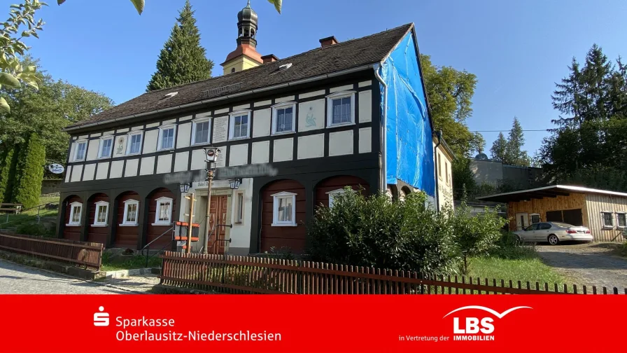 Straßenansicht - Haus kaufen in Großschönau - Ein Oberlausitzer Original!