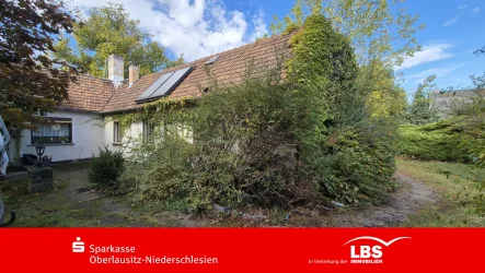 Blick aufs Haus  - Haus kaufen in Boxberg - Alles auf einer Ebene! 