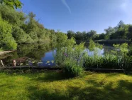 Blick auf den Teich