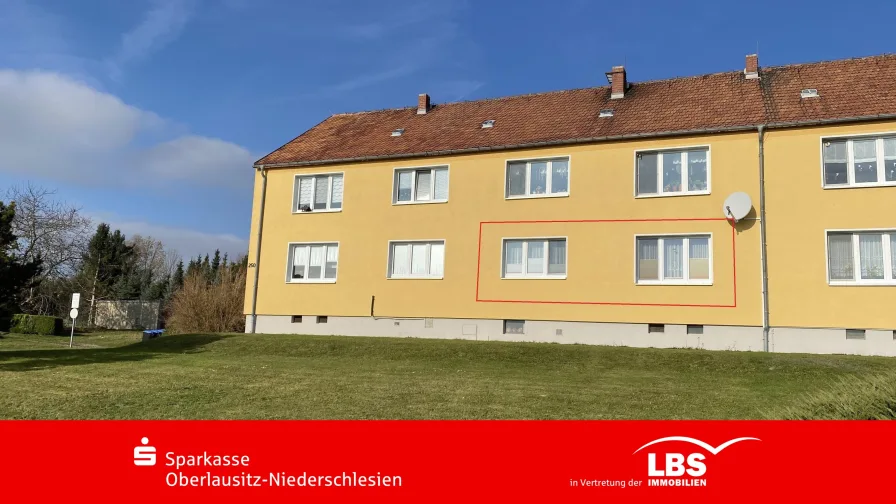 Objekt Straßenansicht - Wohnung kaufen in Hirschfelde - Ihr Wohneigentum mit Ausblick!