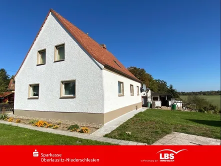 Südwestansicht - Haus kaufen in Görlitz - Einfamilienhaus mit Ausblick !