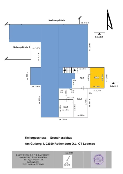 Grundriss Kellergeschoss