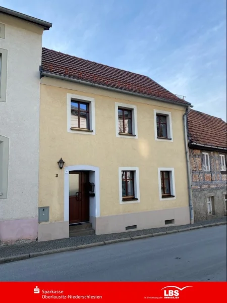 Südansicht - Haus kaufen in Reichenbach - Kleines charmantes Stadthaus !