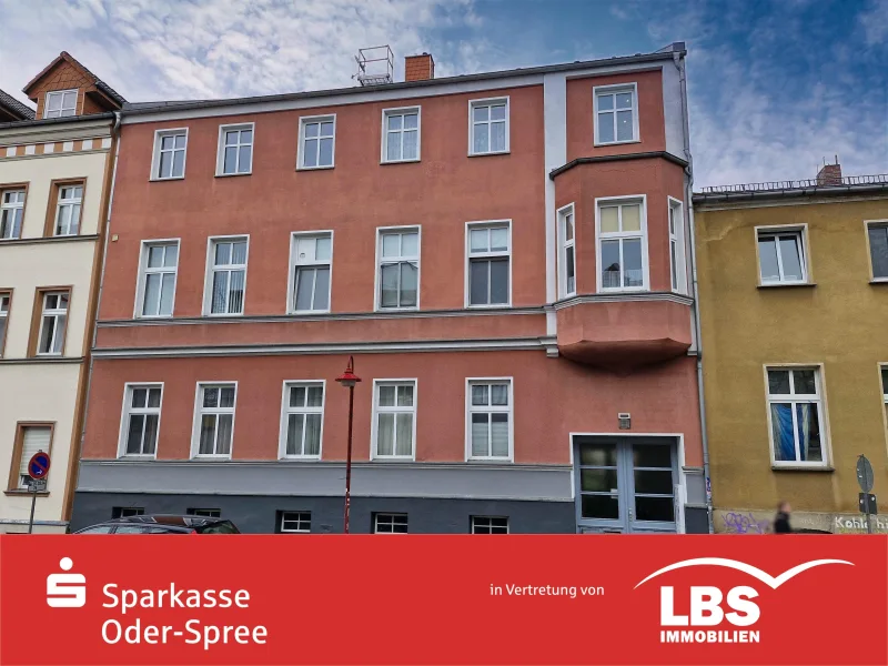 Immobilie Frontansicht - Wohnung kaufen in Fürstenwalde - Kapitalanlage! 2-Zimmer Wohnung im Herzen der Stadt