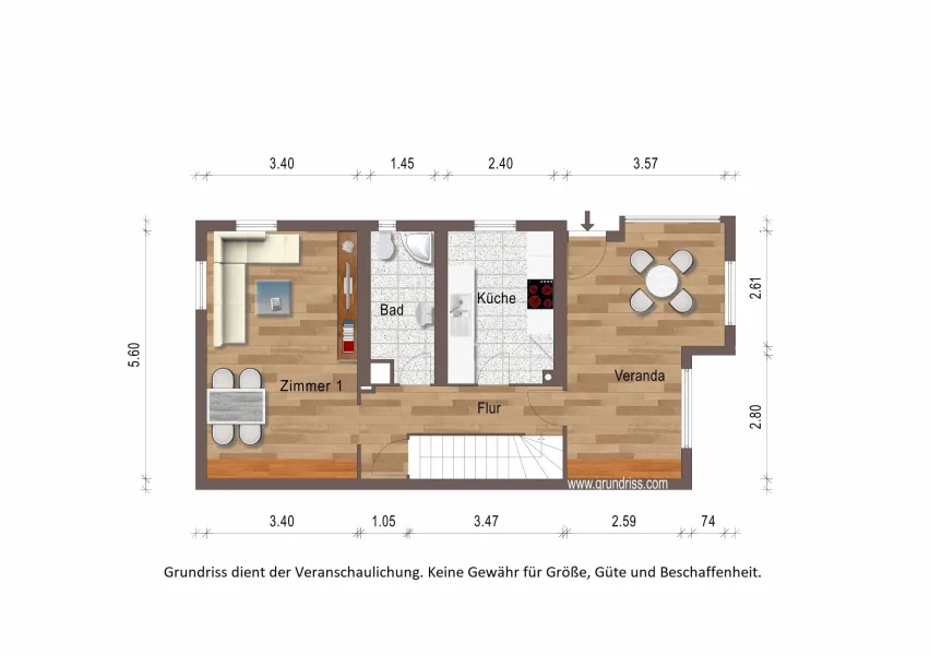 Grundriss Erdgeschoss