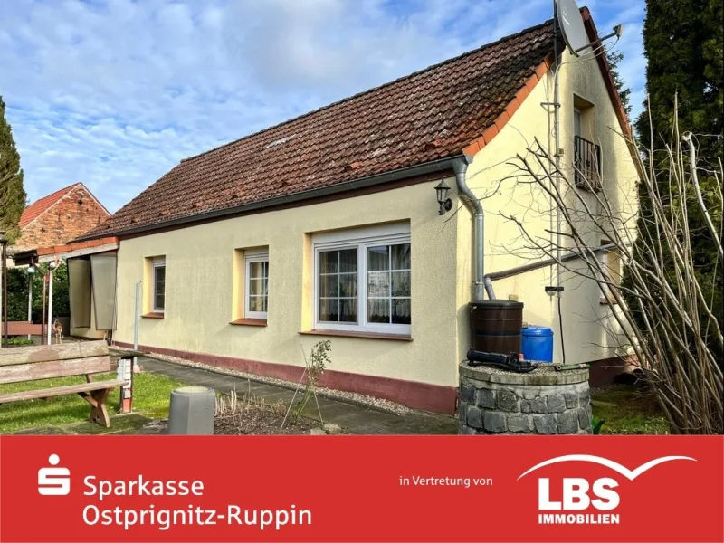 Frontansicht - Haus kaufen in Kyritz - Dorfleben vor den Toren von Kyritz ... MECHOW