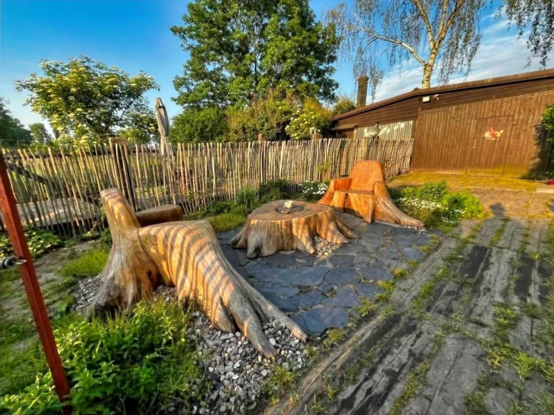 Sitzecke im Garten