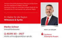 Ihr Makler Marko Schnur - Sparkasse-OPR