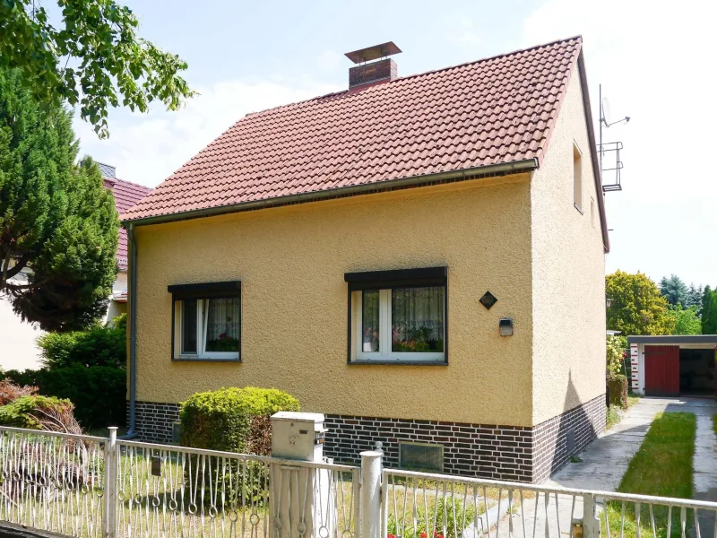 Straßenansicht - Haus kaufen in Cottbus - Eins zum Anpacken in herrlicher Wohnlage