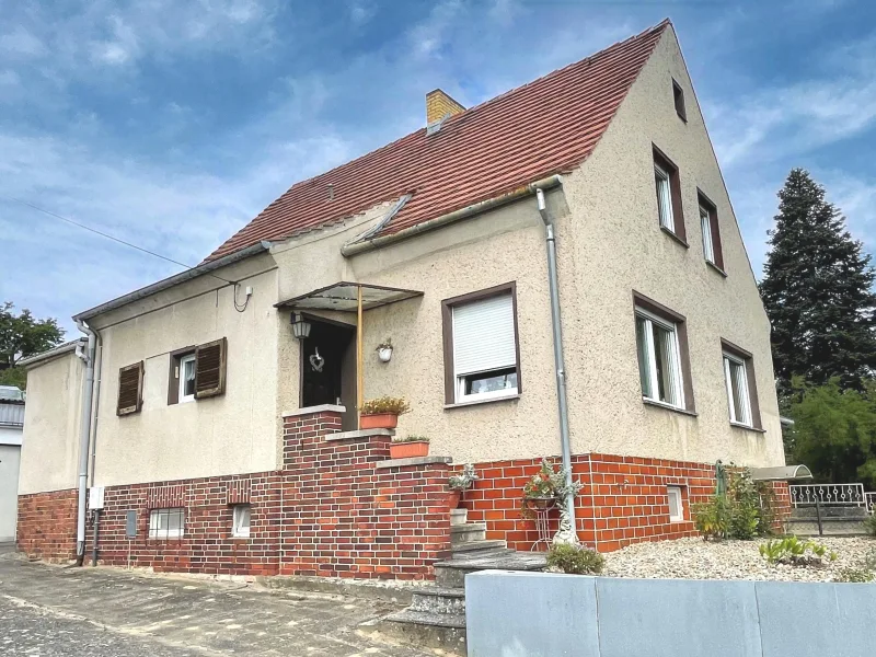 Straßenansicht - Haus kaufen in Guben - Zentrale Lage in Guben mit großem Grundstück
