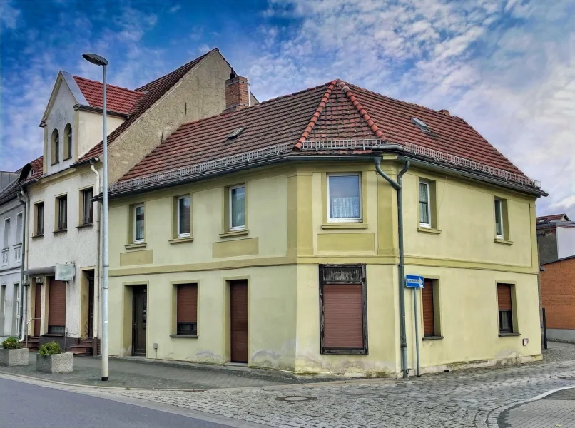 Straßenansicht 1 - Haus kaufen in Peitz - Ein historisches Juwel!