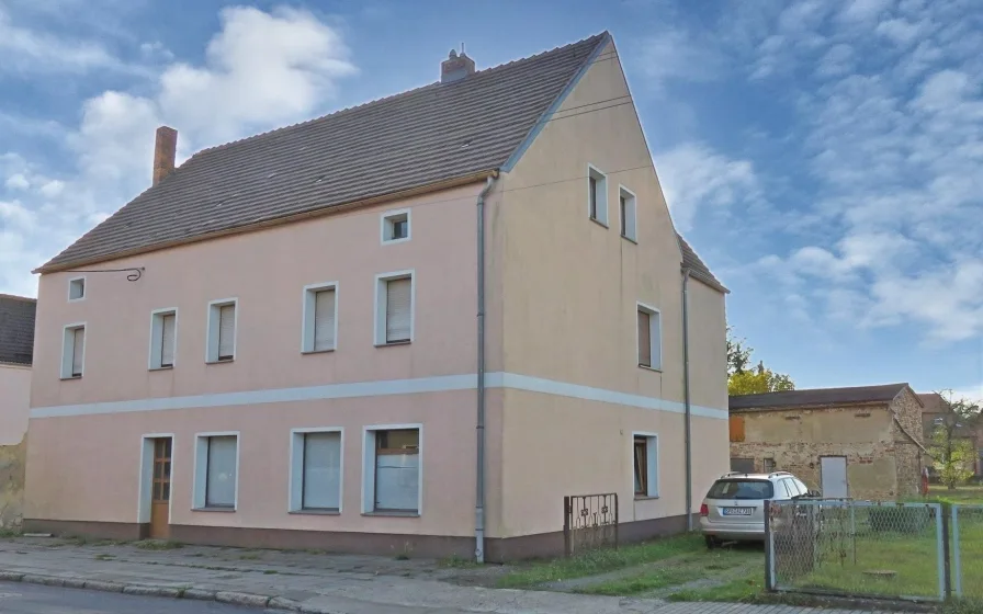 Straßenansicht - Haus kaufen in Welzow - Viel Potential für Wohnen und Gewerbe