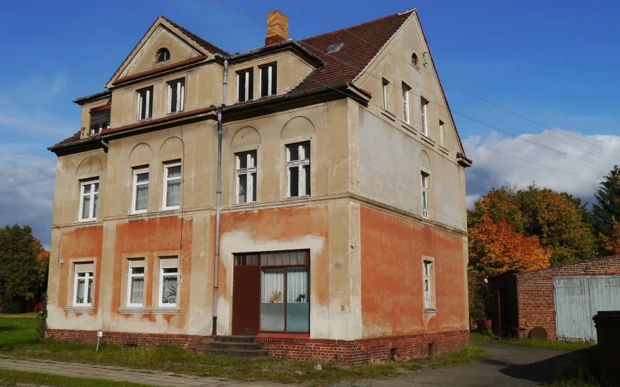 Straßenansicht - Haus kaufen in Welzow - Machen Sie es wieder chic!