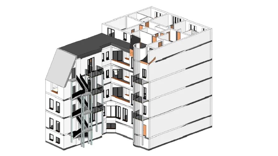 Ansicht schematisch