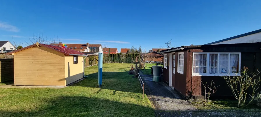 Gartenhäuschen mit Strom