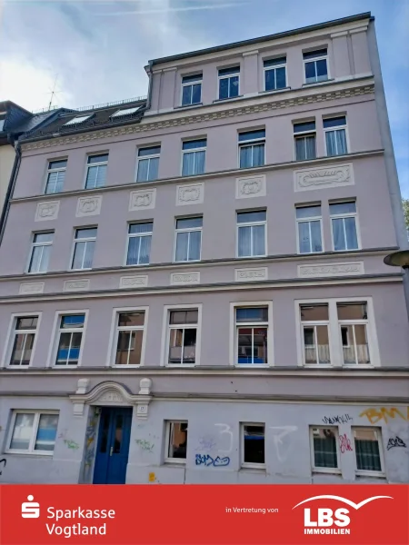 Vorderansicht - Wohnung kaufen in Plauen - Zweiraumwohnung für Kapitalanleger!!