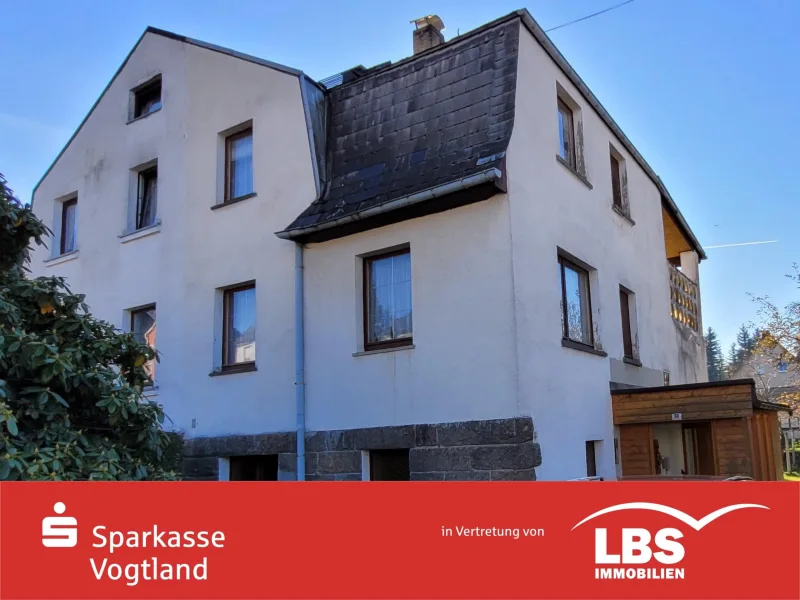 Ansicht straßenseitig - Haus kaufen in Rodewisch - Ihr neues Zuhause in bester Lage in Rodewisch!