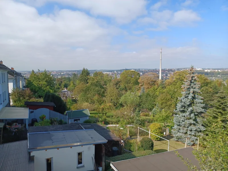 Blick vom Balkon