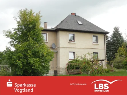 Ansicht - Haus kaufen in Pöhl - Wohnen im Grünen - Ihr neues Familienparadies!