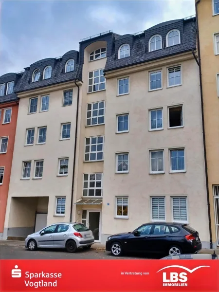 Vorderansicht - Wohnung kaufen in Plauen - Eigentumswohnung mit Fahrstuhl und Balkon !