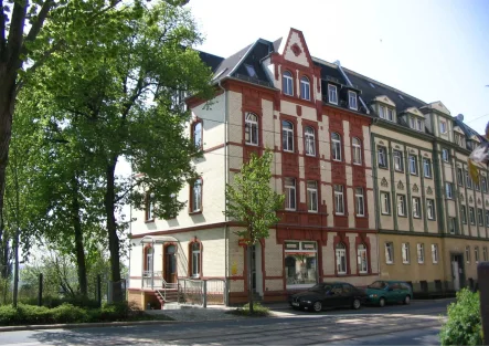 Vorderansicht - Haus kaufen in Plauen - Charmantes Wohn- & Geschäftshaus in Top-Lage!!!