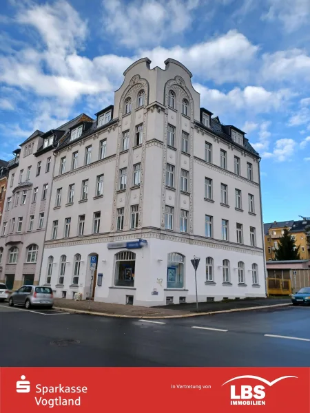 Vorderansicht - Haus kaufen in Plauen - Stilvolles Mehrfamilienhaus!!