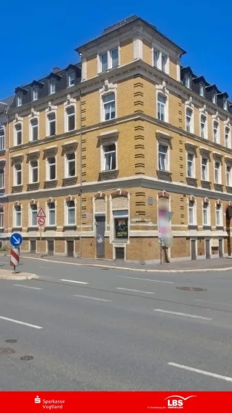 Vorderansicht  - Haus kaufen in Plauen - Historisches Wohn- und Geschäftshaus!!