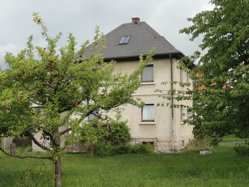 Ansicht - Haus kaufen in Pöhl - Wohnen im Grünen!!