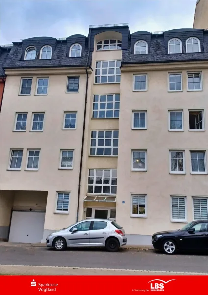 Vorderansicht - Wohnung kaufen in Plauen - Wohnung mit Fahrstuhl & Balkon!!