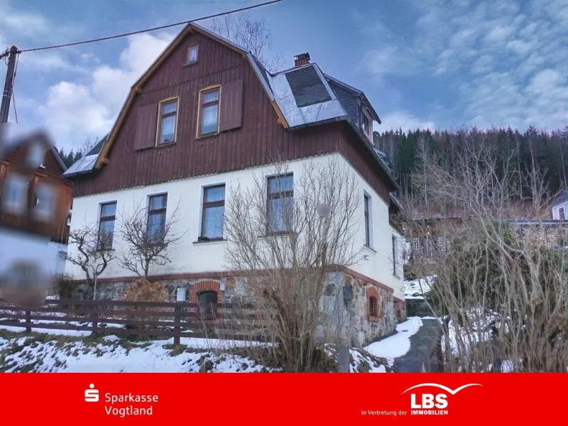 Straßenansicht - Haus kaufen in Klingenthal - Haus sucht Macher!