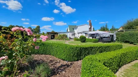 Gartenansicht - Haus kaufen in Tribsees - Hier finden Gartenliebhaber ihr Glück!