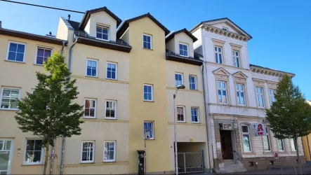 Ansicht Strasse - Wohnung mieten in Greifswald - gute Innenstadtlage mit Domblick