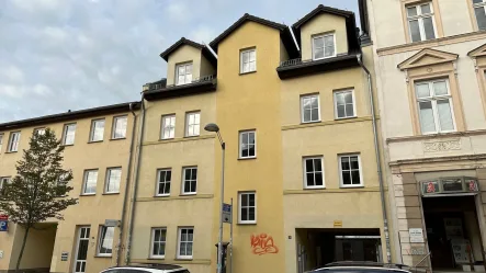 Ansicht Straße - Wohnung mieten in Greifswald - gute Innenstadtlage mit Domblick