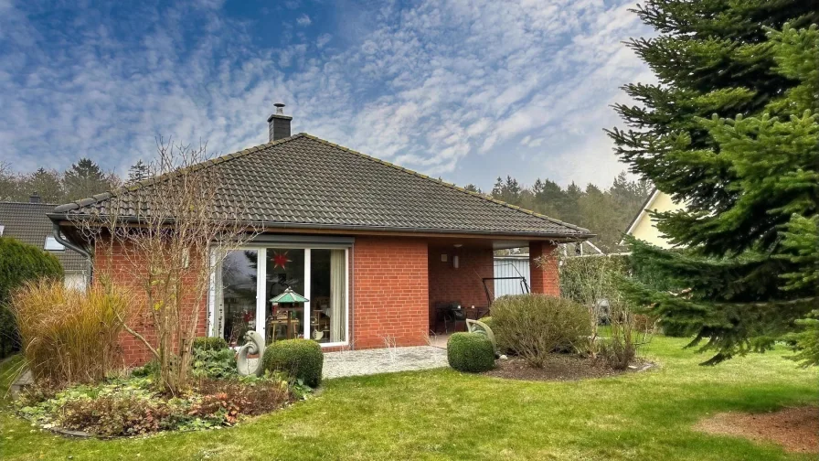 Ansicht Terrasse - Haus kaufen in Dersekow - Gepflegter Bungalow in Dersekow