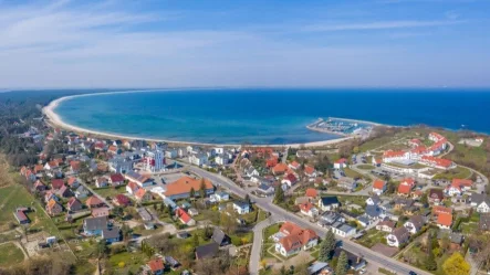 Glowe aus der Vogelperspektive - Grundstück kaufen in Glowe - Jetzt bauen in Glowe an der Ostsee 