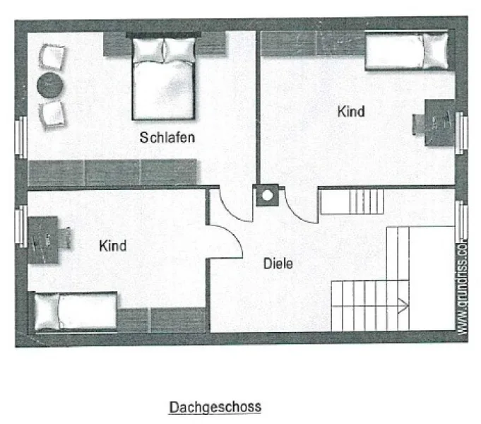 Grundriss Dachgeschoss