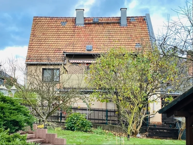 Gebäudansicht Rückseite - Haus kaufen in Hartenstein - Leistbares FAMILIENNEST 