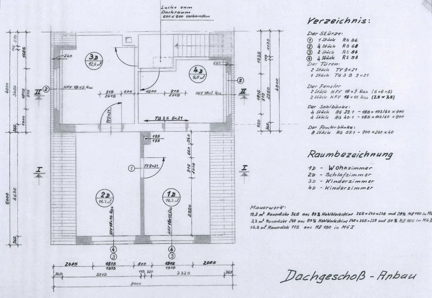 Grundriss Obergeschoss