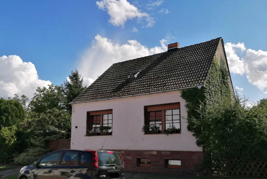 Straßenansicht - Haus kaufen in Dessau-Roßlau - Freistehendes Haus mit großem Garten!