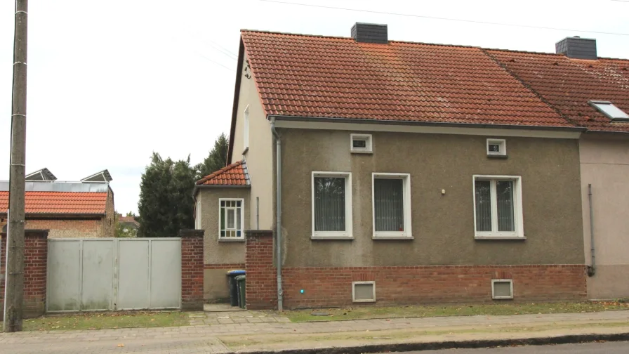 Vorderansicht - Haus kaufen in Dessau-Roßlau - Altes Haus sucht junge Familie!