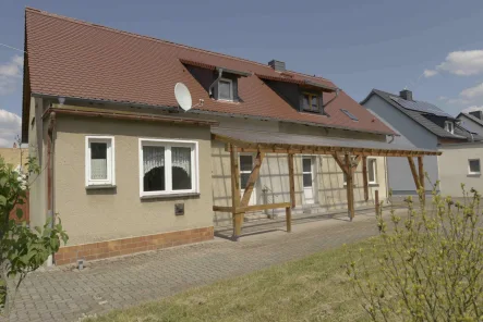 Rückansicht - Haus kaufen in Dessau-Roßlau - Aus Zwei mach Eins!