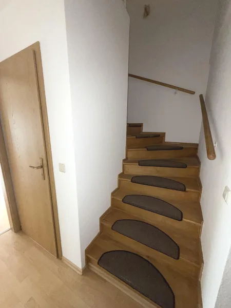 Treppe in die obere Etage