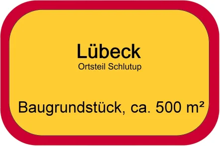 -1364_Ortsschild - Grundstück kaufen in Lübeck - Baugrundstück in 2. Baureihe, in ruhiger Lage von Lübeck-Schlutup