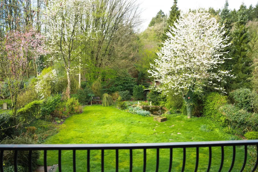 Blick vom Balkon Wohnzimmer