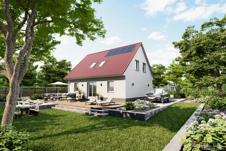 Garten_PV - Haus kaufen in Schaalby - Klein und gemütlich!