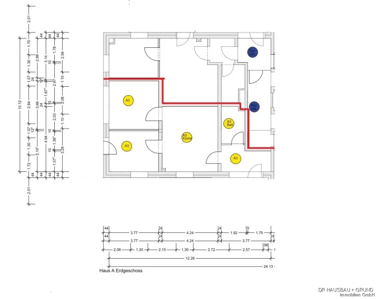 Ausschnitt Grundriss A3