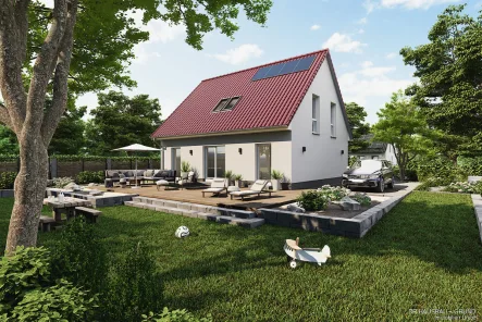 AS622_VISU_Garten_PV_0bca83043a - Haus kaufen in Norstedt - Auf Wiedersehen Stadt!