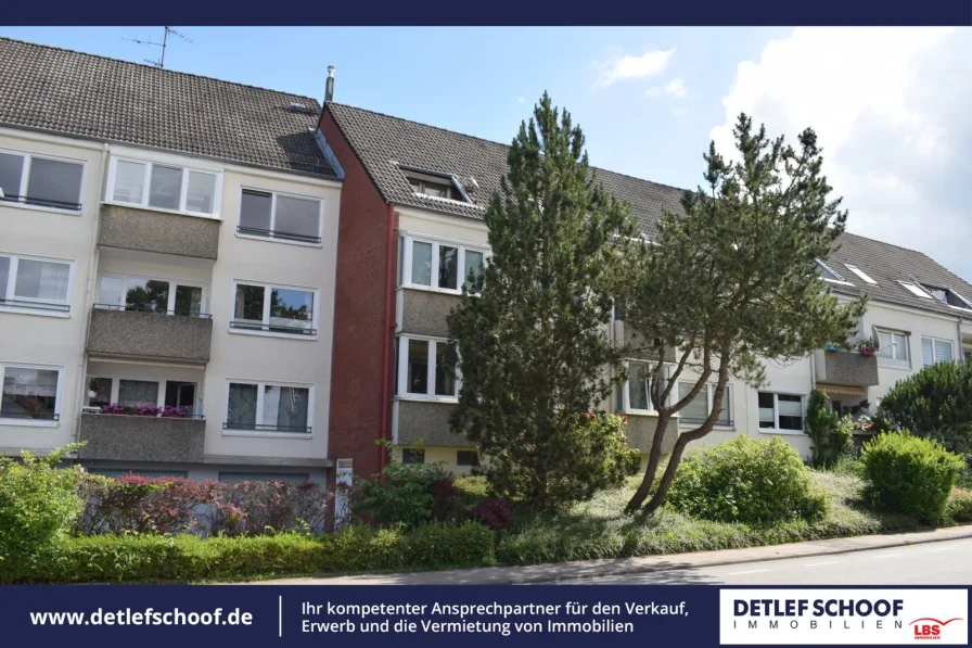 8847CS-01 Ansicht - Wohnung kaufen in Kiel / Wellsee - Funktionale 2-Zimmer-Eigentumswohnung im Hochparterre mit Pkw-Stellplatz in Kiel-Wellsee