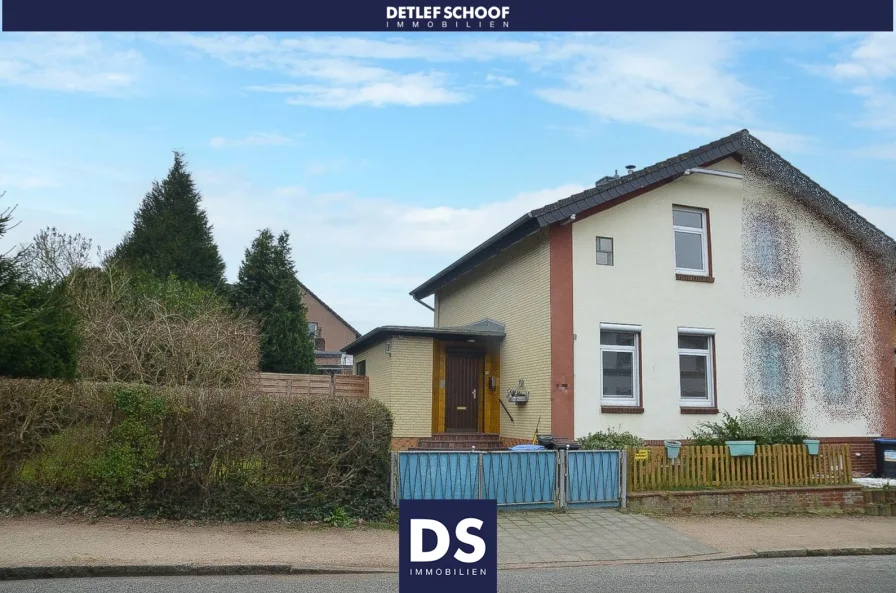 8920SE-01 Vorderansicht - Haus kaufen in Kiel / Ellerbek - Klein aber mein - gemütliche DHH mit Garten in Ellerbek